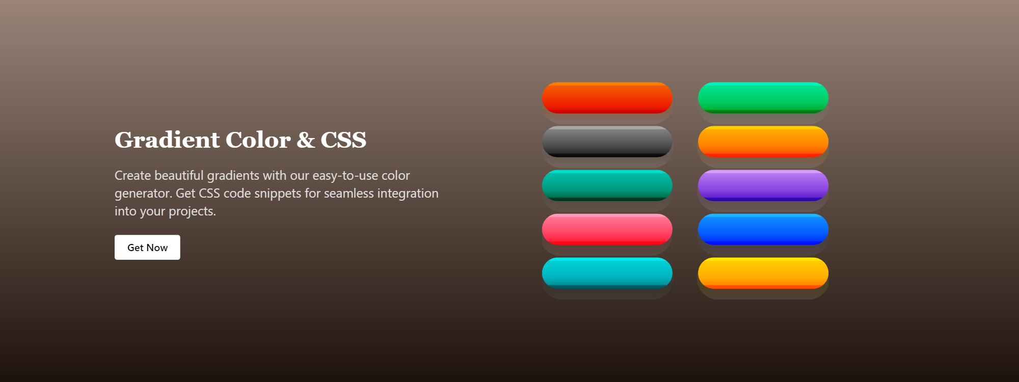 3D Gradient CSS